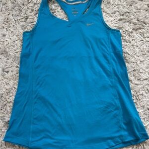 Nike Women's Dri-Fit Blue Tank Top